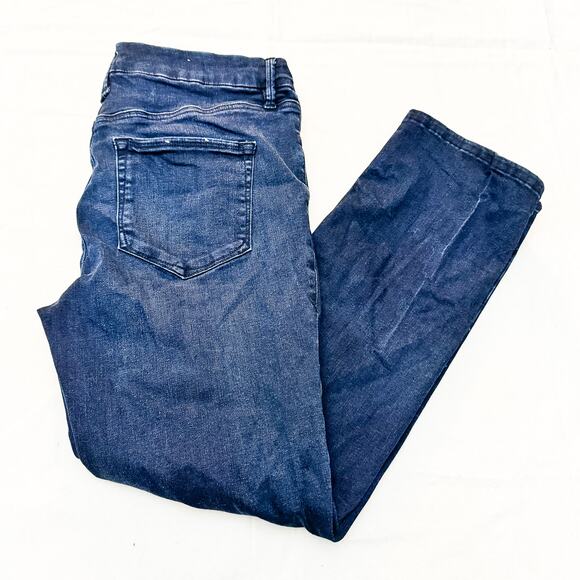 Good American Good Legs Dark Wash Denim Skinny Jeans Size 12 / 31 - Picture 8 of 8